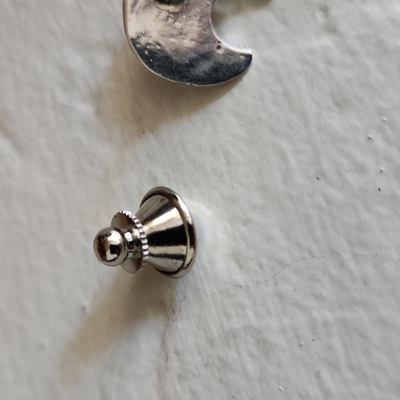 Adorable NWOT Native American Navajo Bear Turquoise Tie Tac 💙 - Picture 5 of 8